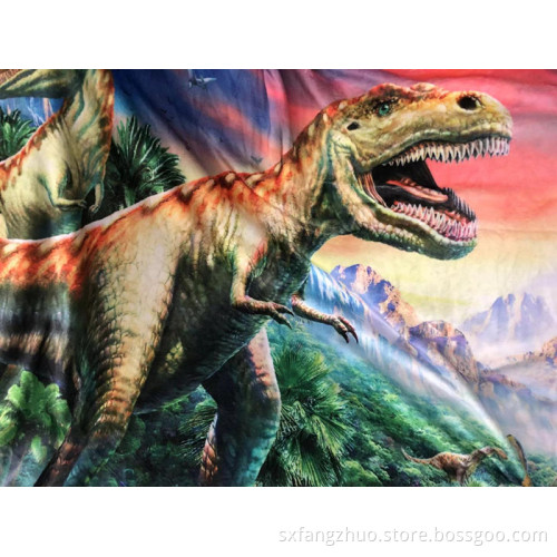 super soft warm Velvet Plush Throw Kids Boys children cute dinosaur blanket